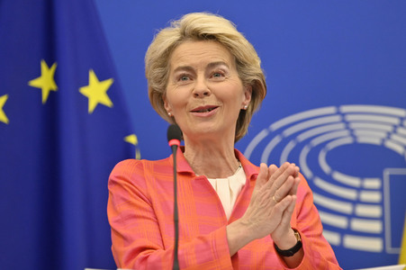 Pressekonferenz zur tschechischen EU-Ratspräsidentschaft im EU-Parlament in Straßburg