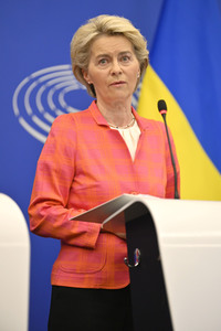 Pressekonferenz zur tschechischen EU-Ratspräsidentschaft im EU-Parlament in Straßburg