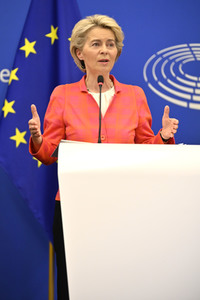 Pressekonferenz zur tschechischen EU-Ratspräsidentschaft im EU-Parlament in Straßburg