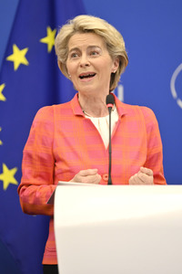Pressekonferenz zur tschechischen EU-Ratspräsidentschaft im EU-Parlament in Straßburg