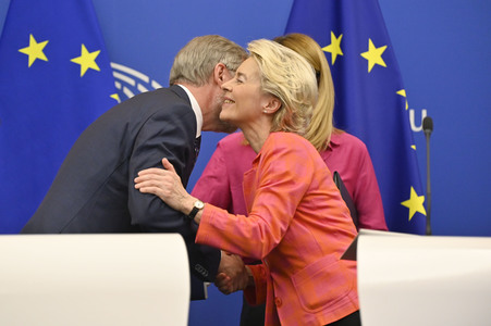 Pressekonferenz zur tschechischen EU-Ratspräsidentschaft im EU-Parlament in Straßburg