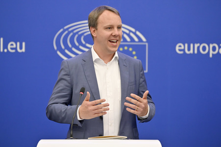 Pressekonferenz EU-Finanzierung für Ungarn gemäß der Rechtsstaatlichkeits-Konditionalitätsverordnung im EU-Parlament in Straßburg