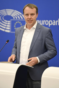 Pressekonferenz EU-Finanzierung für Ungarn gemäß der Rechtsstaatlichkeits-Konditionalitätsverordnung im EU-Parlament in Straßburg