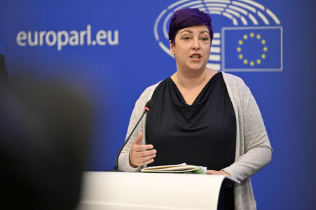 Pressekonferenz EU-Finanzierung für Ungarn gemäß der Rechtsstaatlichkeits-Konditionalitätsverordnung im EU-Parlament in Straßburg