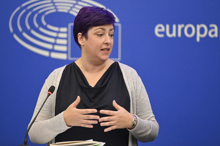 Pressekonferenz EU-Finanzierung für Ungarn gemäß der Rechtsstaatlichkeits-Konditionalitätsverordnung im EU-Parlament in Straßburg