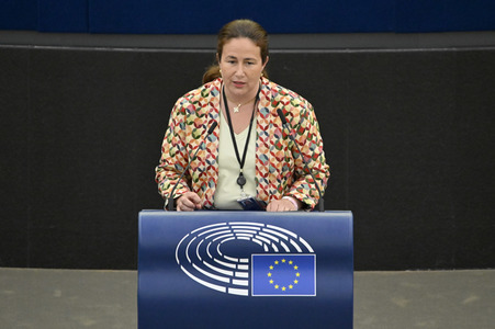Plenartagung zum Recht auf Abtreibung im EU-Parlament in Straßburg