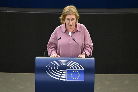 Plenartagung zum Recht auf Abtreibung im EU-Parlament in Straßburg
