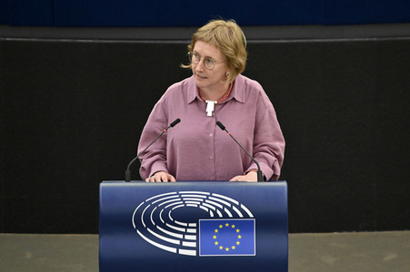 Plenartagung zum Recht auf Abtreibung im EU-Parlament in Straßburg