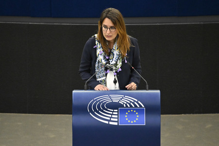 Plenartagung zum Recht auf Abtreibung im EU-Parlament in Straßburg