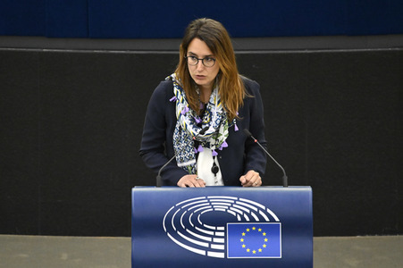 Plenartagung zum Recht auf Abtreibung im EU-Parlament in Straßburg