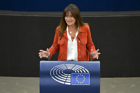 Plenartagung zum Recht auf Abtreibung im EU-Parlament in Straßburg