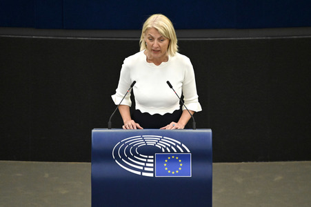 Plenartagung zum Recht auf Abtreibung im EU-Parlament in Straßburg