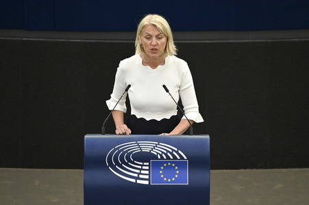 Plenartagung zum Recht auf Abtreibung im EU-Parlament in Straßburg