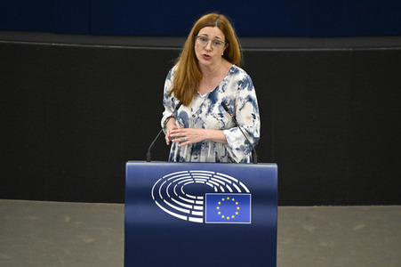 Plenartagung zum Recht auf Abtreibung im EU-Parlament in Straßburg