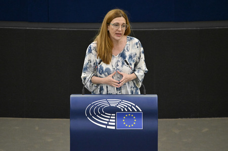 Plenartagung zum Recht auf Abtreibung im EU-Parlament in Straßburg