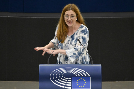 Plenartagung zum Recht auf Abtreibung im EU-Parlament in Straßburg