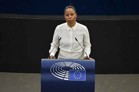 Plenartagung zum Recht auf Abtreibung im EU-Parlament in Straßburg
