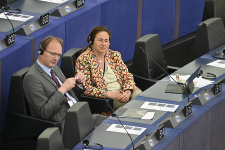 Plenartagung zum Recht auf Abtreibung im EU-Parlament in Straßburg