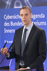 Pressekonferenz Vorstellung der Cybersicherheitsagenda des BMI in Berlin