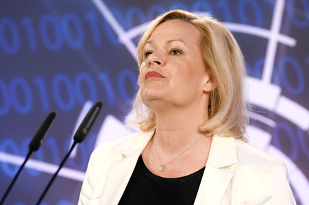 Pressekonferenz Vorstellung der Cybersicherheitsagenda des BMI in Berlin