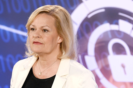 Pressekonferenz Vorstellung der Cybersicherheitsagenda des BMI in Berlin
