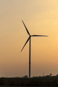 Windkraftanlage bei Huy