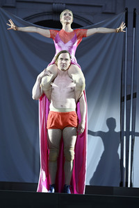 Theaterprobe 'Jedermann - Das Spiel vom Sterben des reichen Mannes' in Salzburg