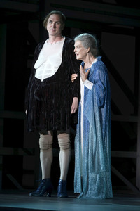 Theaterprobe 'Jedermann - Das Spiel vom Sterben des reichen Mannes' in Salzburg