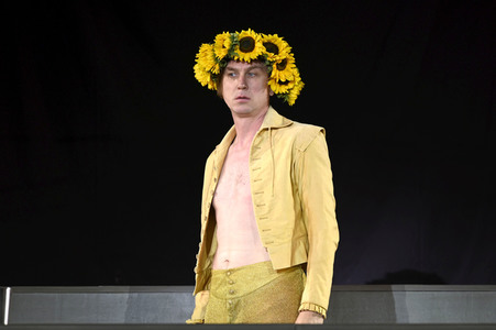 Theaterprobe 'Jedermann - Das Spiel vom Sterben des reichen Mannes' in Salzburg