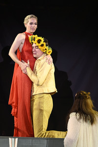 Theaterprobe 'Jedermann - Das Spiel vom Sterben des reichen Mannes' in Salzburg