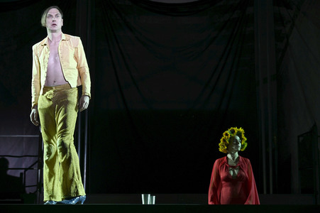 Theaterprobe 'Jedermann - Das Spiel vom Sterben des reichen Mannes' in Salzburg