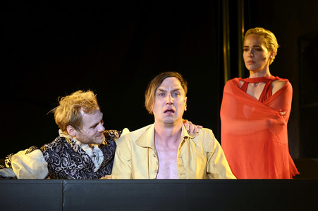 Theaterprobe 'Jedermann - Das Spiel vom Sterben des reichen Mannes' in Salzburg