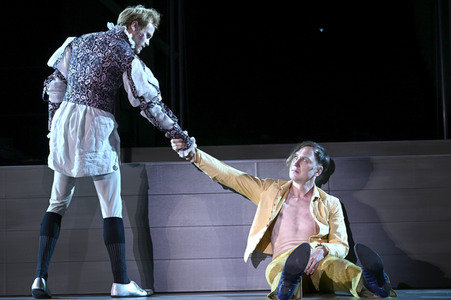 Theaterprobe 'Jedermann - Das Spiel vom Sterben des reichen Mannes' in Salzburg