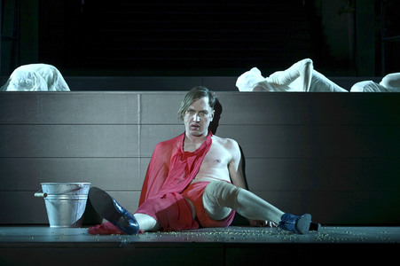 Theaterprobe 'Jedermann - Das Spiel vom Sterben des reichen Mannes' in Salzburg