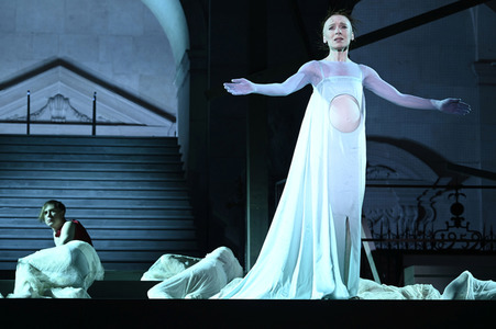 Theaterprobe 'Jedermann - Das Spiel vom Sterben des reichen Mannes' in Salzburg