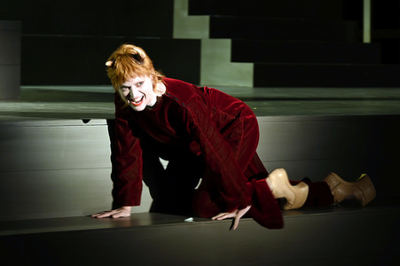 Theaterprobe 'Jedermann - Das Spiel vom Sterben des reichen Mannes' in Salzburg