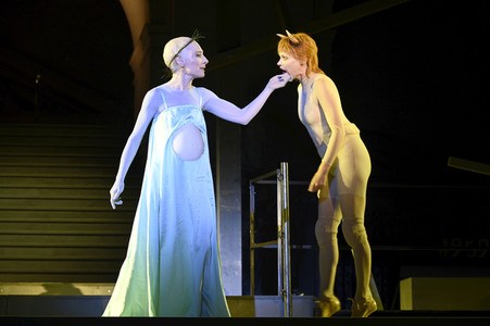 Theaterprobe 'Jedermann - Das Spiel vom Sterben des reichen Mannes' in Salzburg