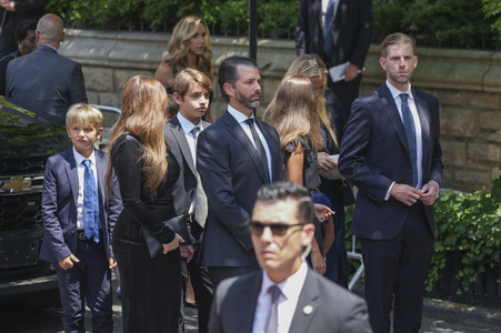 Trauerfeier für Ivana Trump in New York