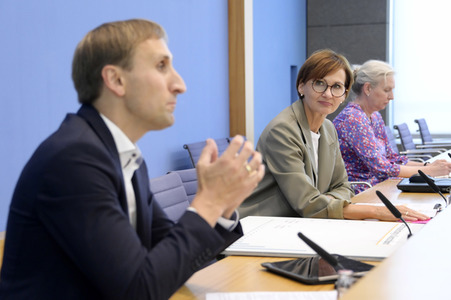 Bundespressekonferenz Vorstellung des Wasserstoffatlas Deutschland in Berlin