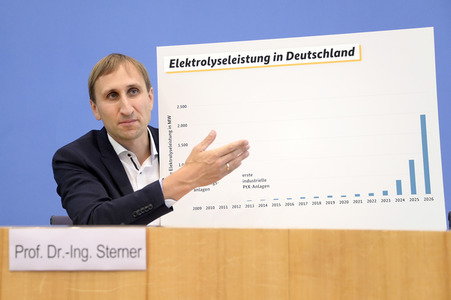 Bundespressekonferenz Vorstellung des Wasserstoffatlas Deutschland in Berlin