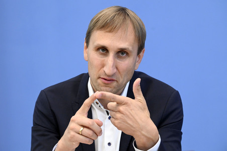 Bundespressekonferenz Vorstellung des Wasserstoffatlas Deutschland in Berlin