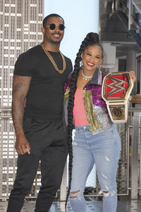 Fototermin mit Bianca Belair und Montez Ford in New York