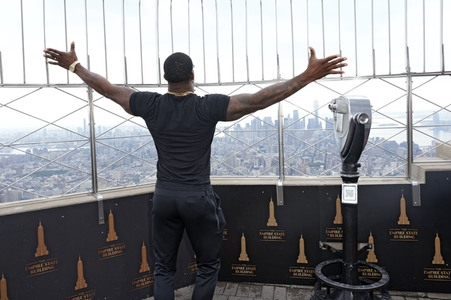 Fototermin mit Bianca Belair und Montez Ford in New York