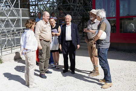 Prinz Albert II. von Monaco besucht Ausgrabungen bei Burgos