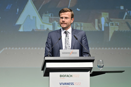 Eröffnung der BIOFACH und VIVANESS 2022 Messe in Nürnberg