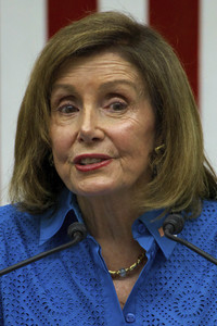 Pressekonferenz mit Nancy Pelosi in Tokio