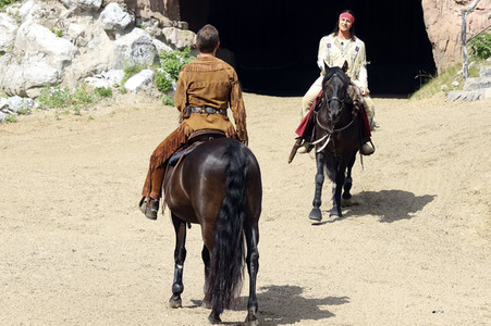 Aufführung von 'Der Ölprinz' bei den Karl-May-Festspielen 2022 in Bad Segeberg