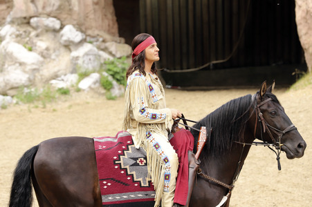 Aufführung von 'Der Ölprinz' bei den Karl-May-Festspielen 2022 in Bad Segeberg