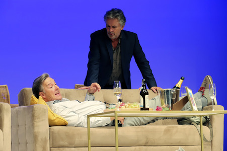 Theaterprobe 'Die Kehrseite der Medaille' in Hamburg