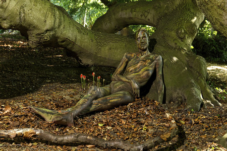 NATURE ART: Buchen / Beeches Bodypainting